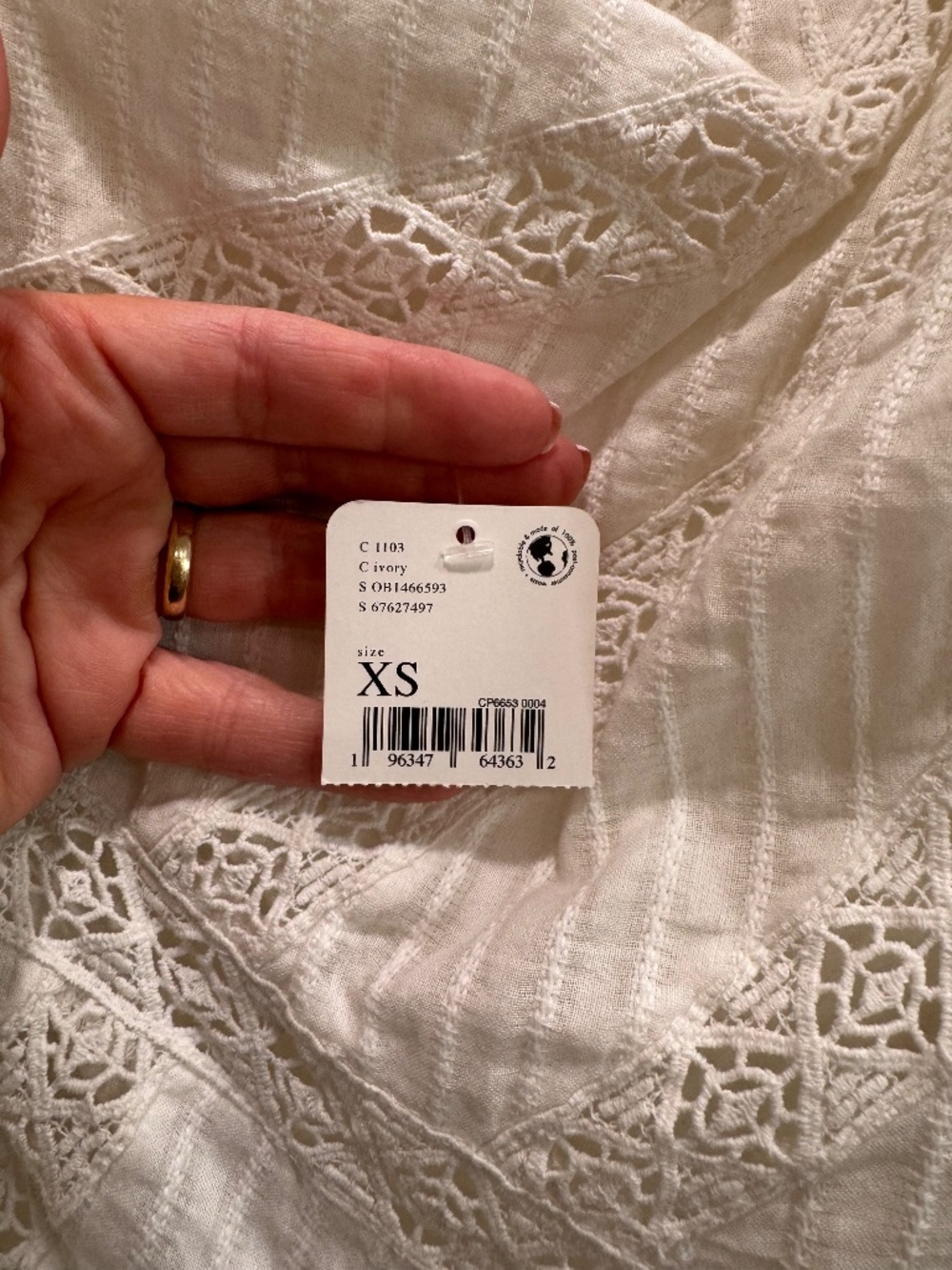 Free People boho one shoulder dress, xs - Picture 6 of 6